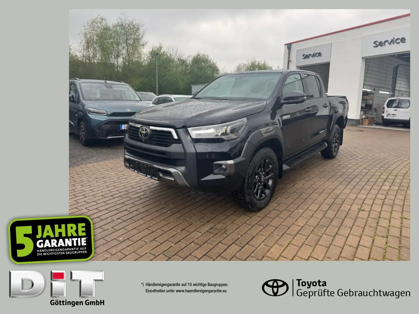 Toyota Hilux DC 2,8 D-4D 4x4 Invicible Klimaaut. Noir - 1