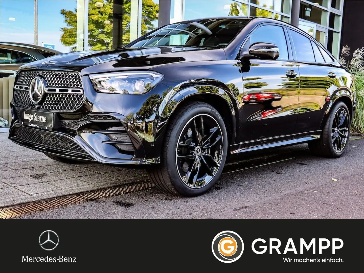 Mercedes-Benz GLE 300 d 4M Coupé AMG Fahrassi/AHK/Air/Pano/HUD Schwarz - 1