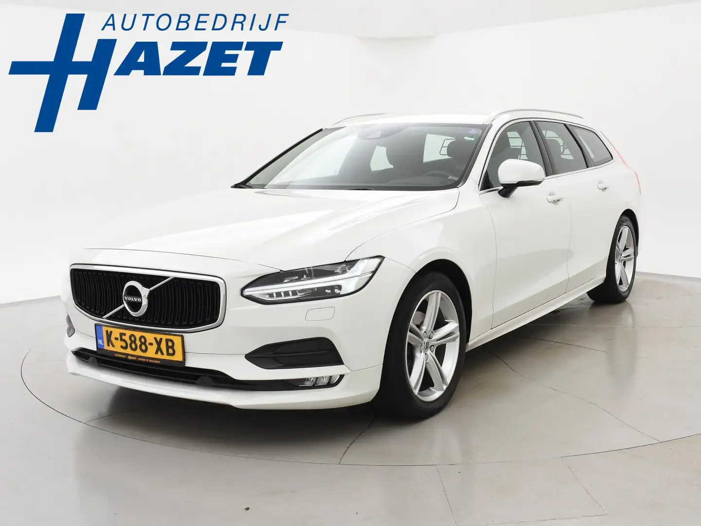 Volvo V90 2.0 T4 190 PK AUT. + WEGKL. TREKHAAK / ADAPTIVE CR Wit - 1