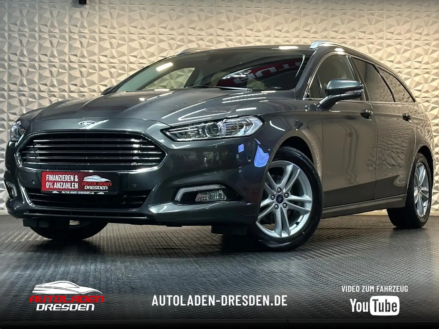 Ford Mondeo 1.5EB TITANIUM TURNIER* SHZ#FH#TEMPO#NAVI Grijs - 1