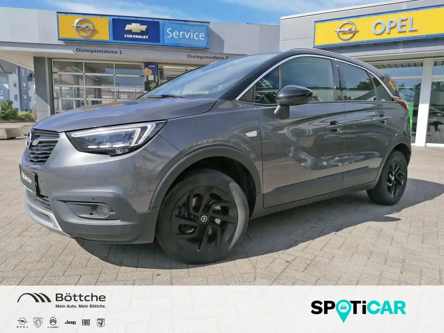 Opel Crossland X 1.2 Innovation Allw/LED/Navi/Shz/180°Kamera/Klim Grau - 1
