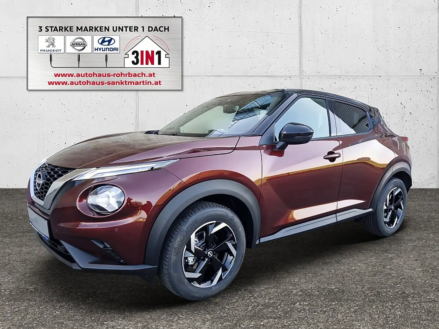 Nissan Juke 1,0 DIG-T N-Connecta DCT Aut. Rot - 1