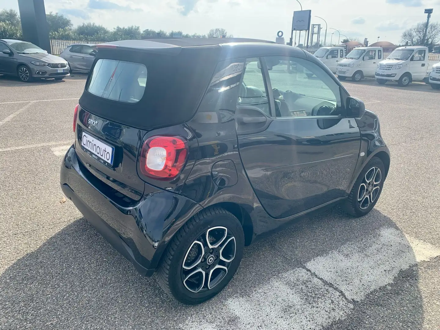smart forTwo Cabrio 1.0 Prime 71cv twinamic my18 Nero - 2