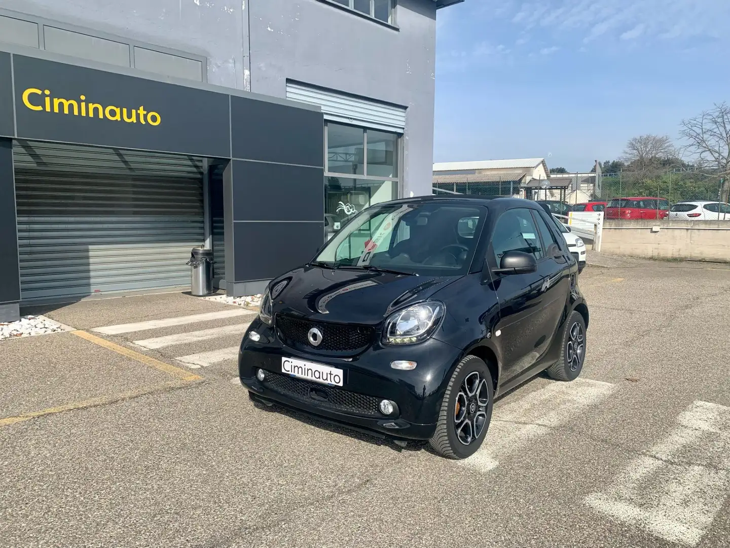 smart forTwo Cabrio 1.0 Prime 71cv twinamic my18 Nero - 1