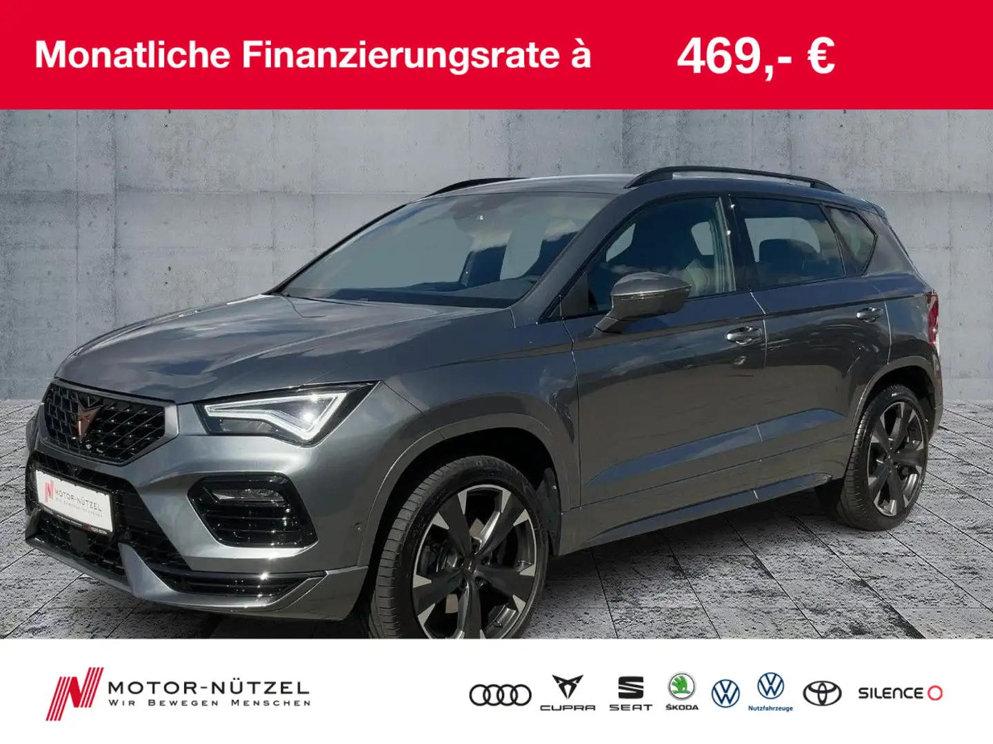 CUPRA Ateca 2.0 TSI  DSG 4Drive LED+NAVI+BEATS+RFK+ACC Grau - 1