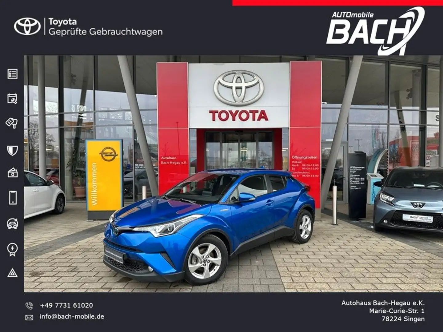 Toyota C-HR 1.8 Hybrid BUSINESS, NAVI, LED, KAMERA Blau - 1