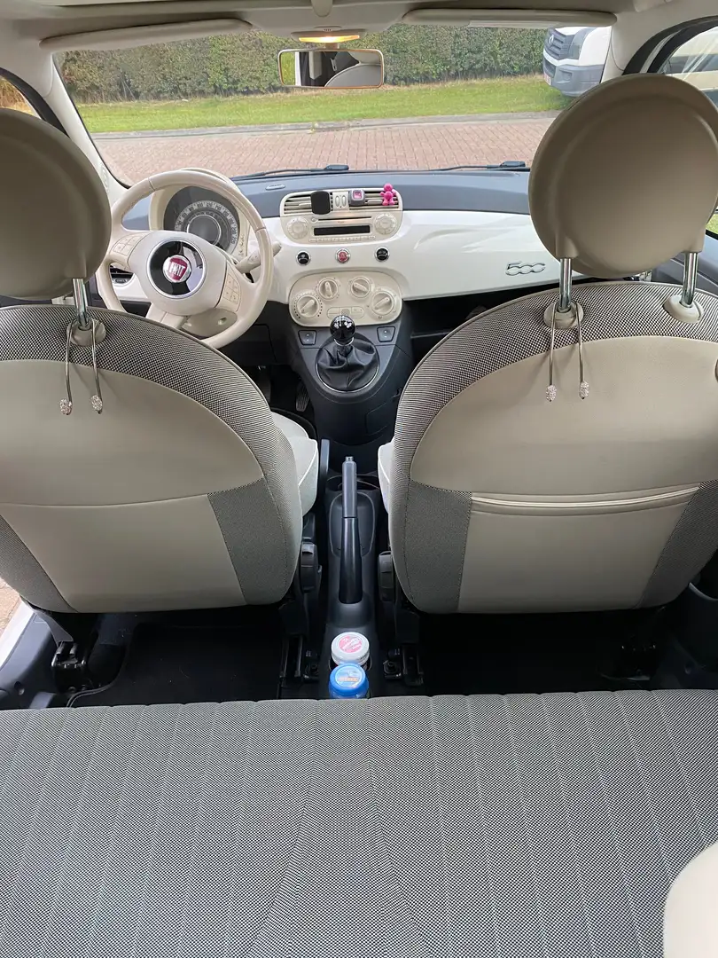 Fiat 500 500 1.2 Lounge Blanc - 2