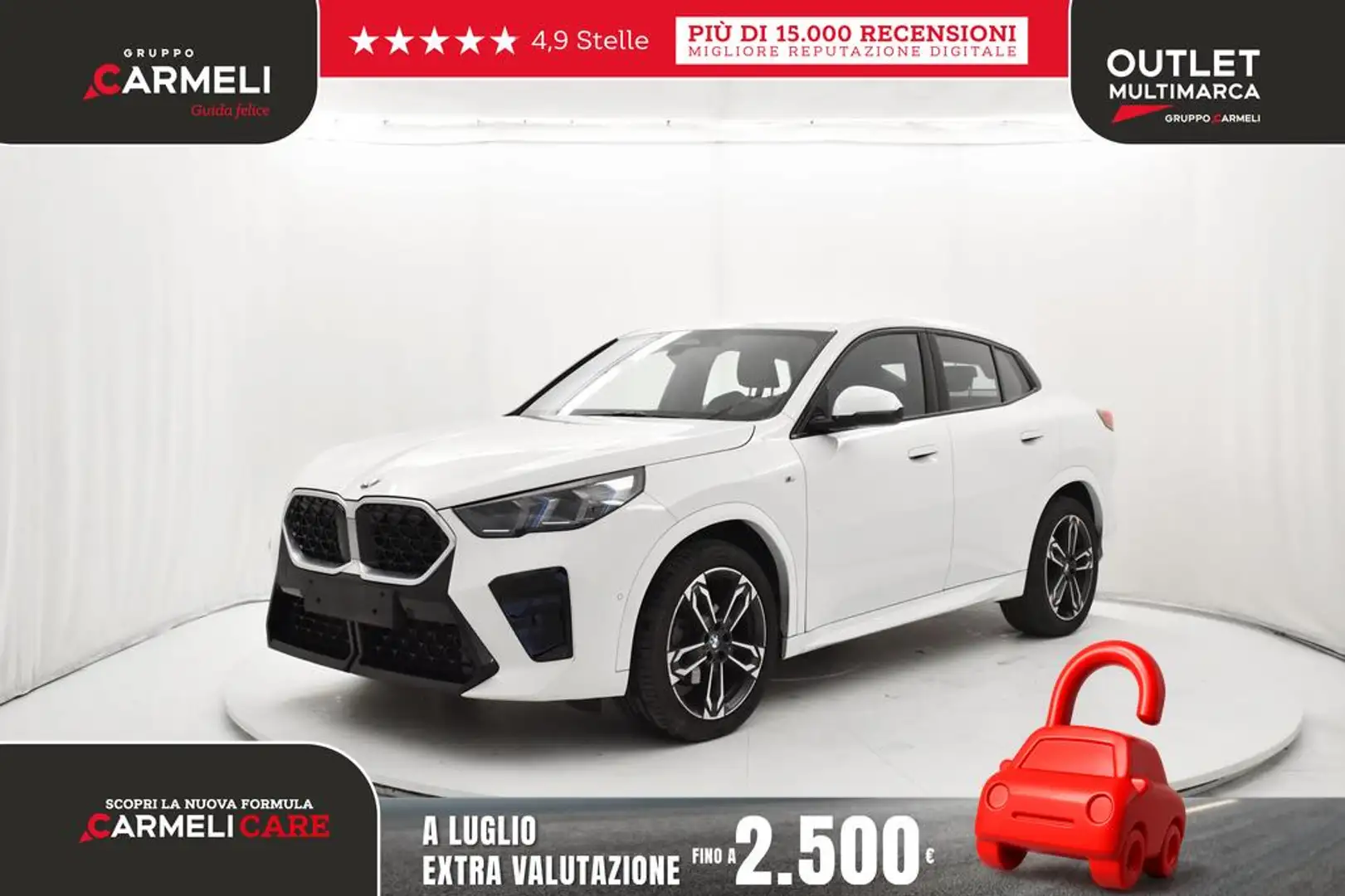 BMW X2 sdrive 18d MSport NAVI,LED,KEYLESS,AZIENDALE,FULL Blanco - 1