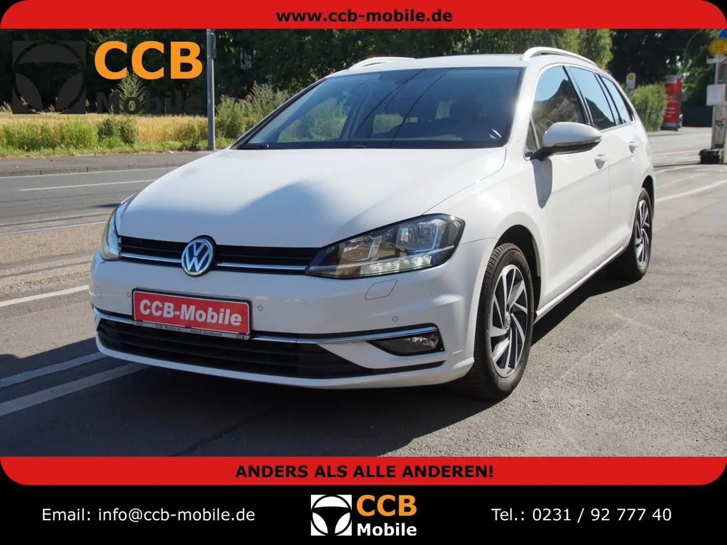 Volkswagen Golf VII Variant Sound/2HAND/ SCHEKCHEFT / AHG/N Wit - 1