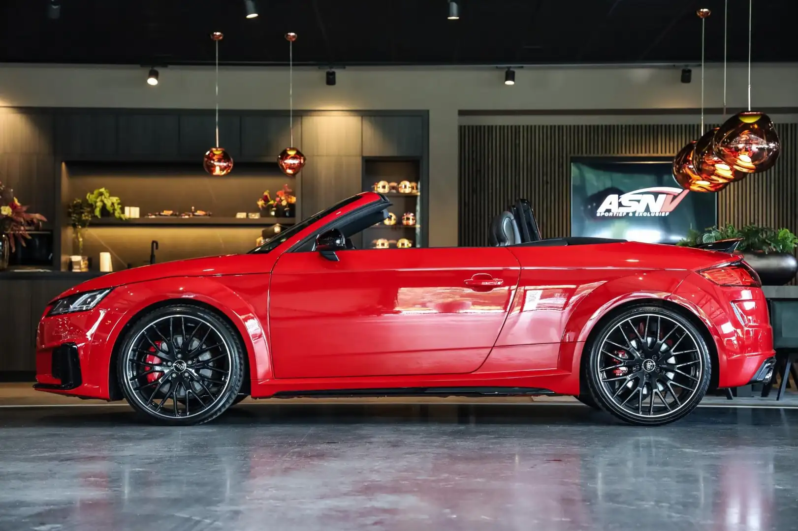 Audi TTS Roadster Quattro Competition, 320 PK, Carbon, B&O, Rojo - 2
