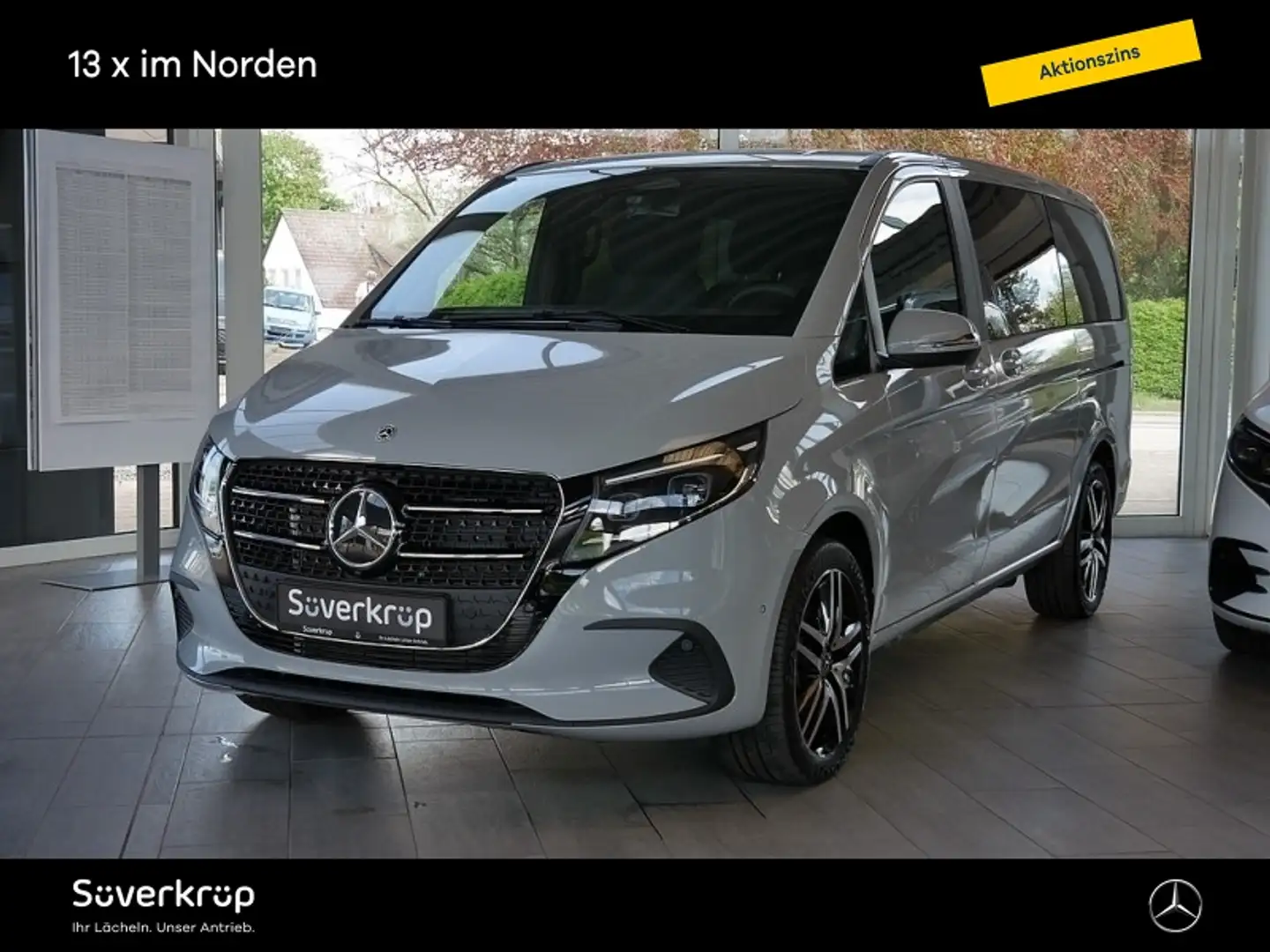 Mercedes-Benz V 220 STYLE LANG DISTRO/SPUR/AHK/KAMERA/TWA/SPUR Gri - 2