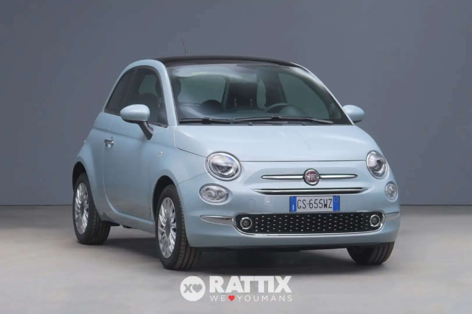 Fiat 500 1.0 Hybrid 70CV Dolcevita + tetto panoramico Verde - 1