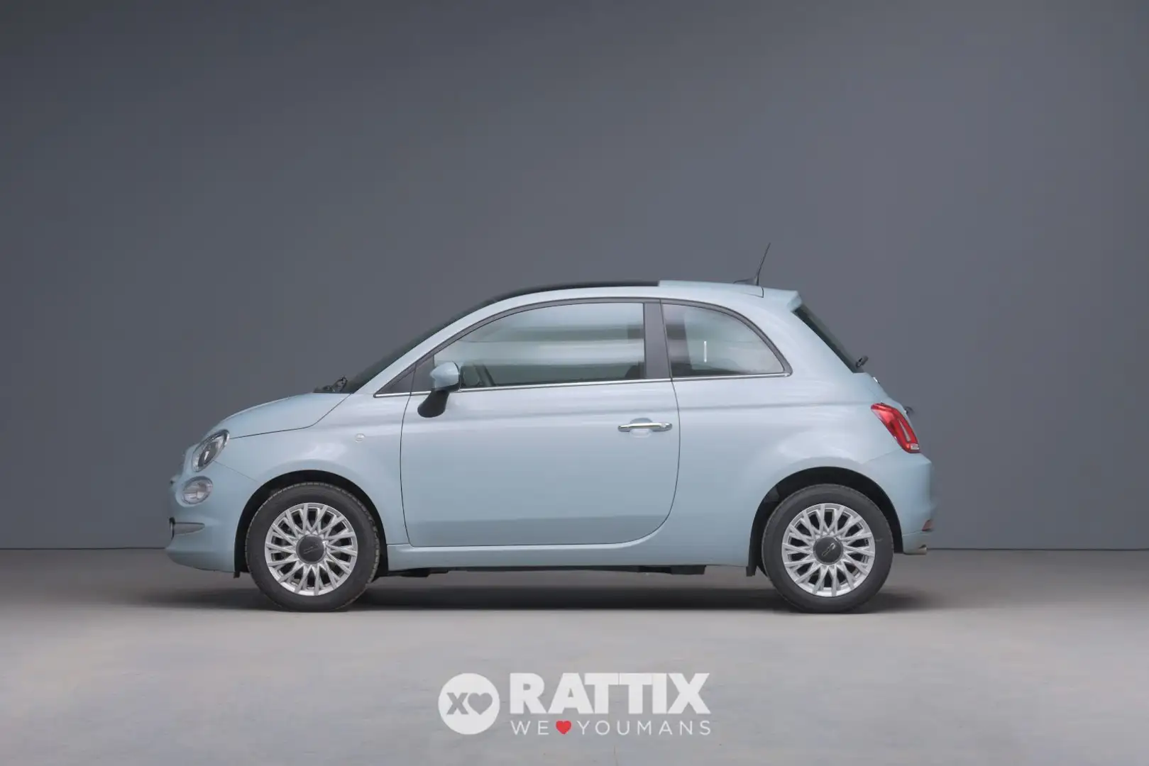 Fiat 500 1.0 Hybrid 70CV Dolcevita + tetto panoramico Verde - 2