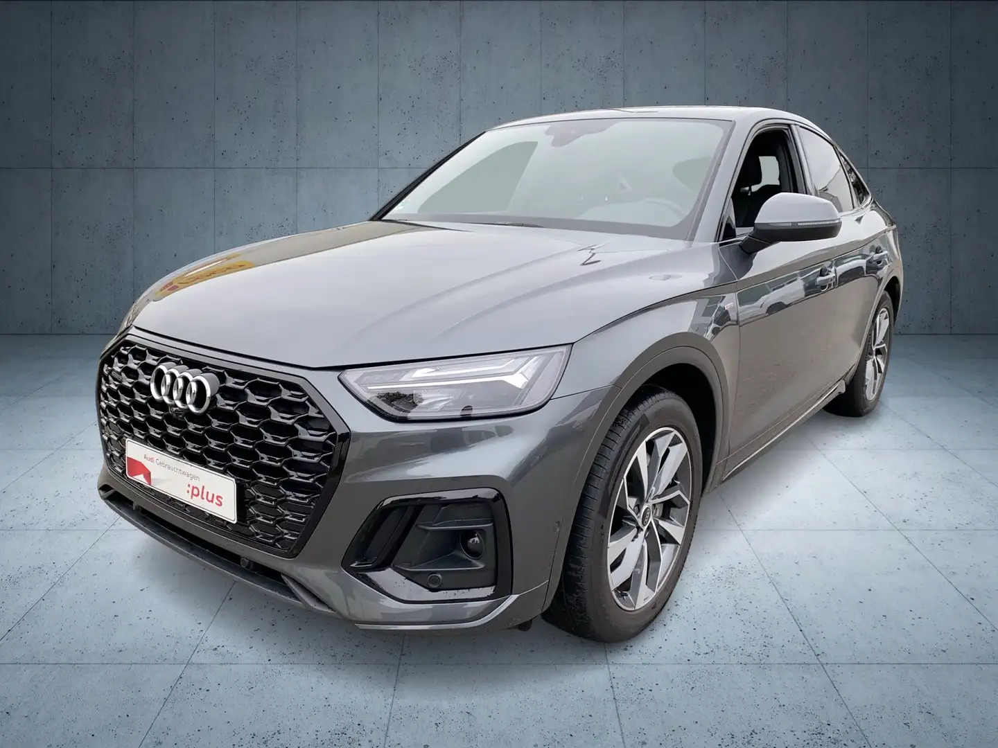 Audi Q5 Sportback S line 40 TDI qu S tr LED AHK Luft Grau - 2