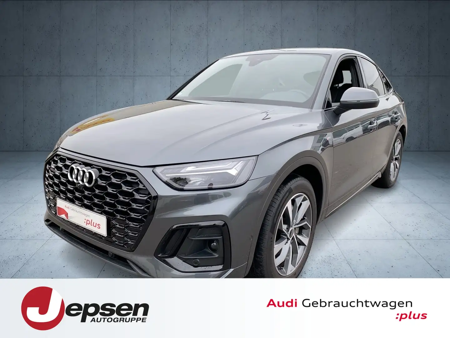 Audi Q5 Sportback S line 40 TDI qu S tr LED AHK Luft Grau - 1
