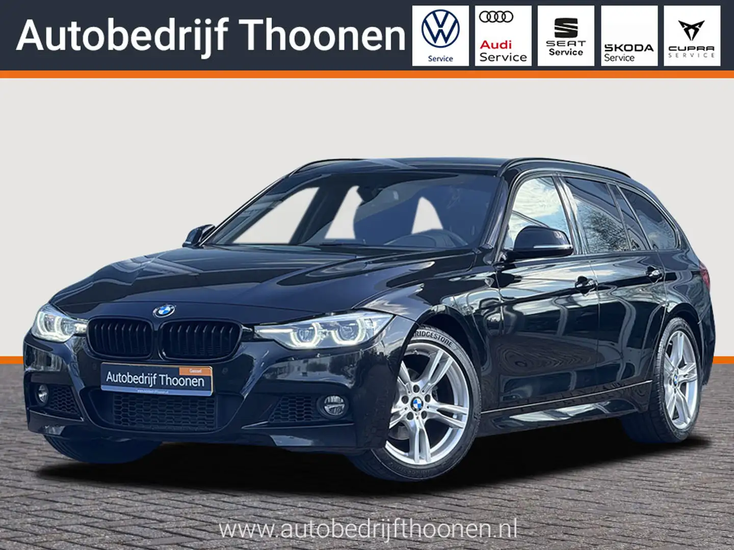 BMW 318 3-serie Touring 318i M Sport Edition Leer | Stoelv Nero - 1