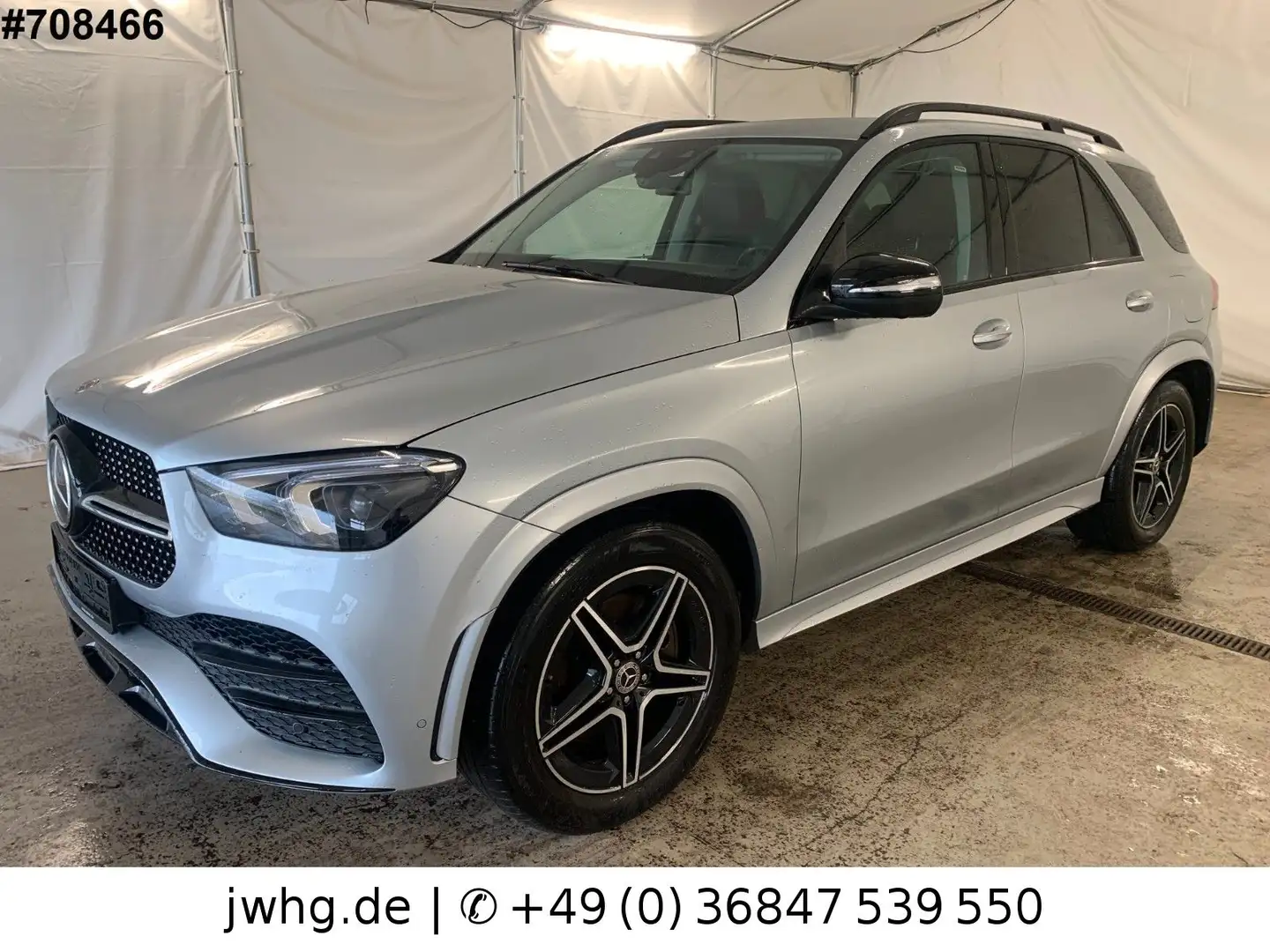 Mercedes-Benz GLE 350 de 4M AMG|360|Distronic|HeadUp|4xSiHz|AHK Silber - 1