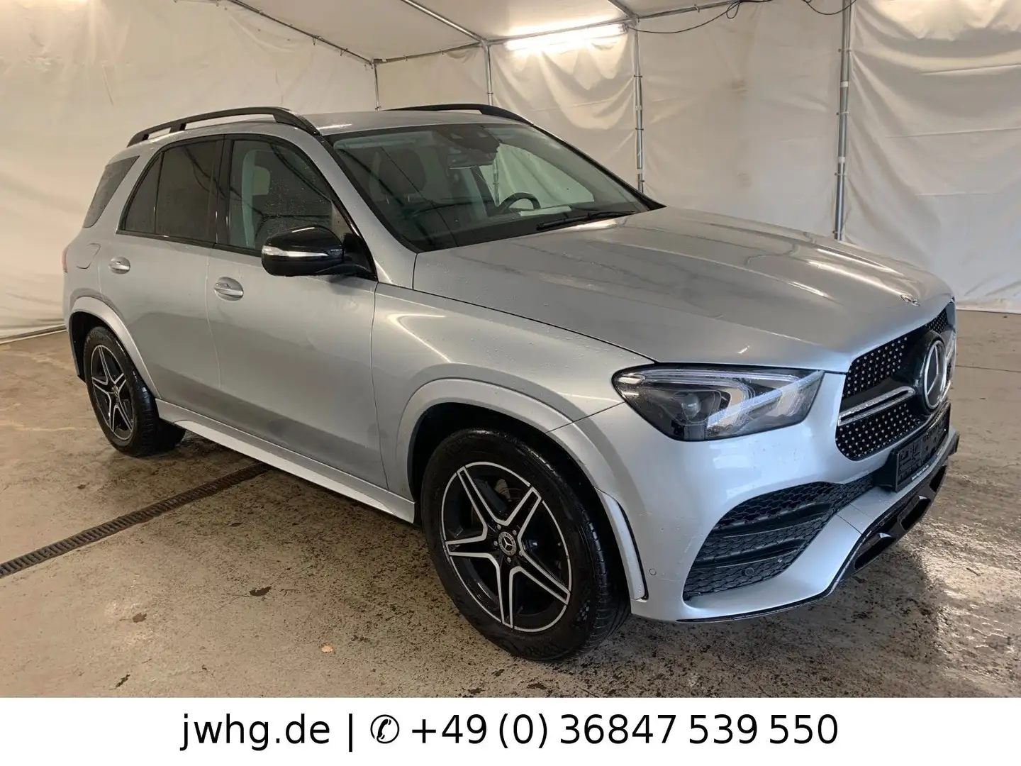 Mercedes-Benz GLE 350 de 4M AMG|360|Distronic|HeadUp|4xSiHz|AHK Silber - 2