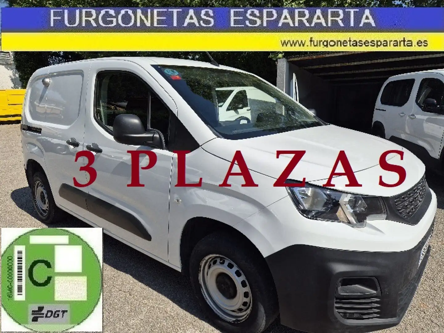 Peugeot Partner 1.5BlueHDI S&S Pro Standard 600kg 75 Blanco - 1