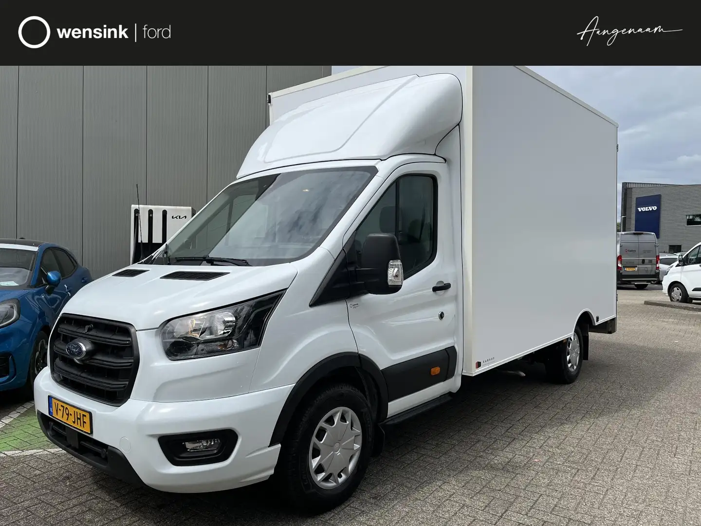 Ford Transit 350 2.0 TDCI L4H1 Trend Skeletal | Karhof Opbouw G Blanc - 1