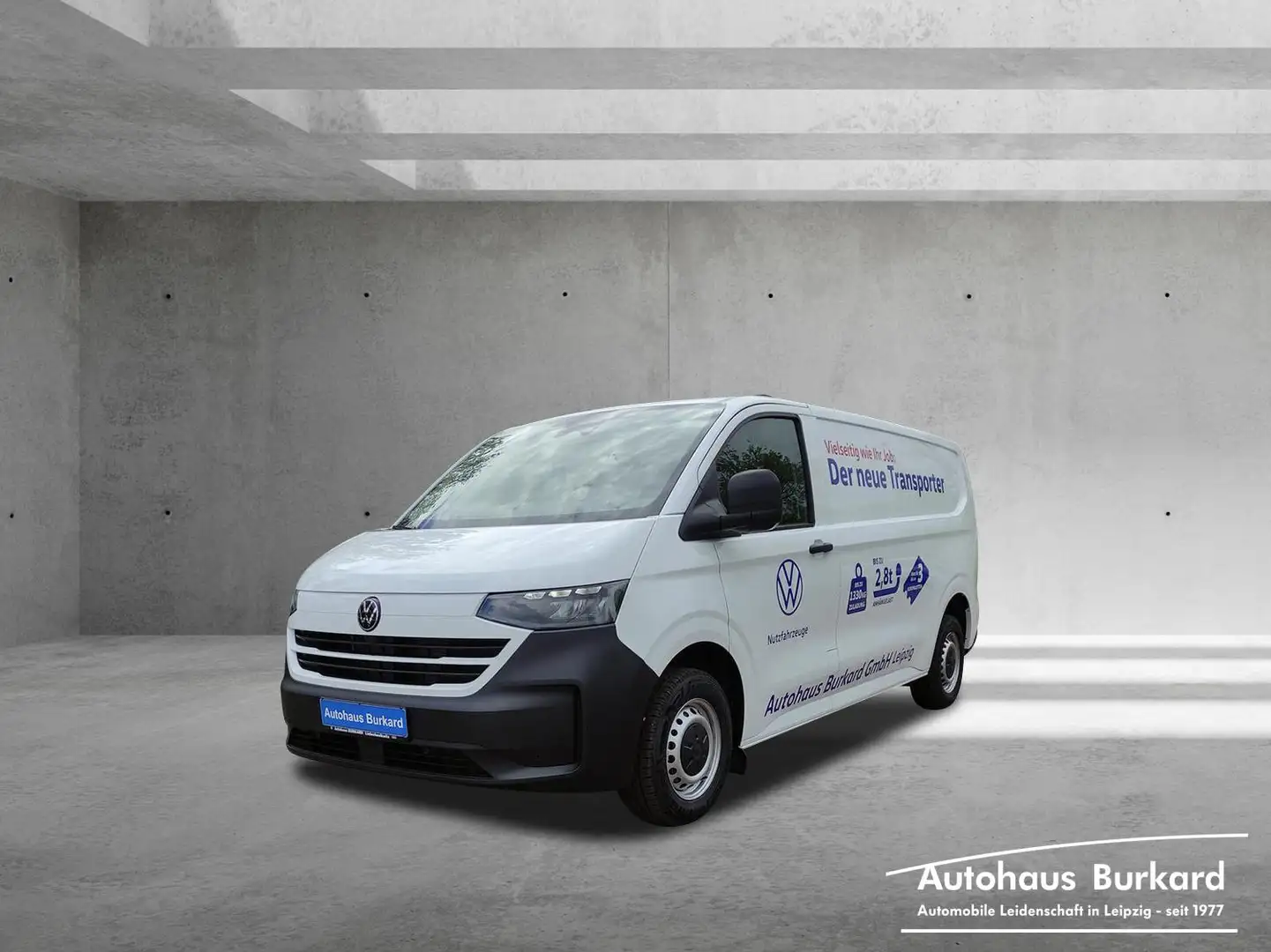 Volkswagen T7 Transporter Transporter 2.0 TDI+110Ps+LR+LED+AHVZ+Navi+PDC Blanc - 1