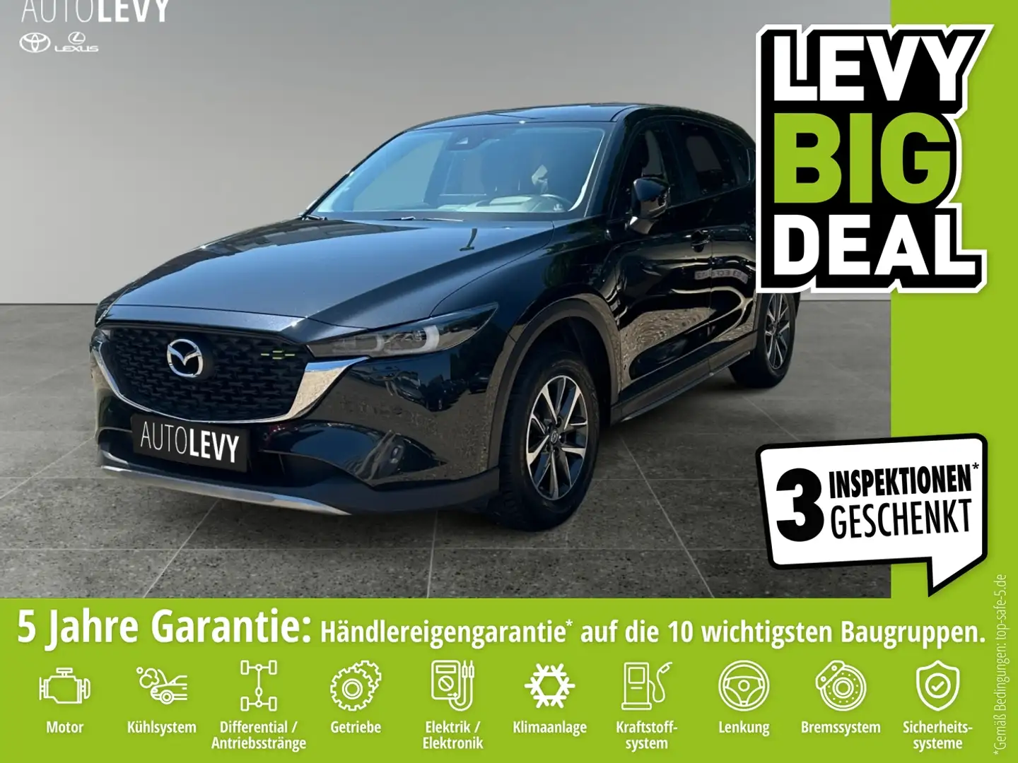 Mazda CX-5 2.5 SKYACTIV-G Newground +Tempomat+Kamera+ Schwarz - 1
