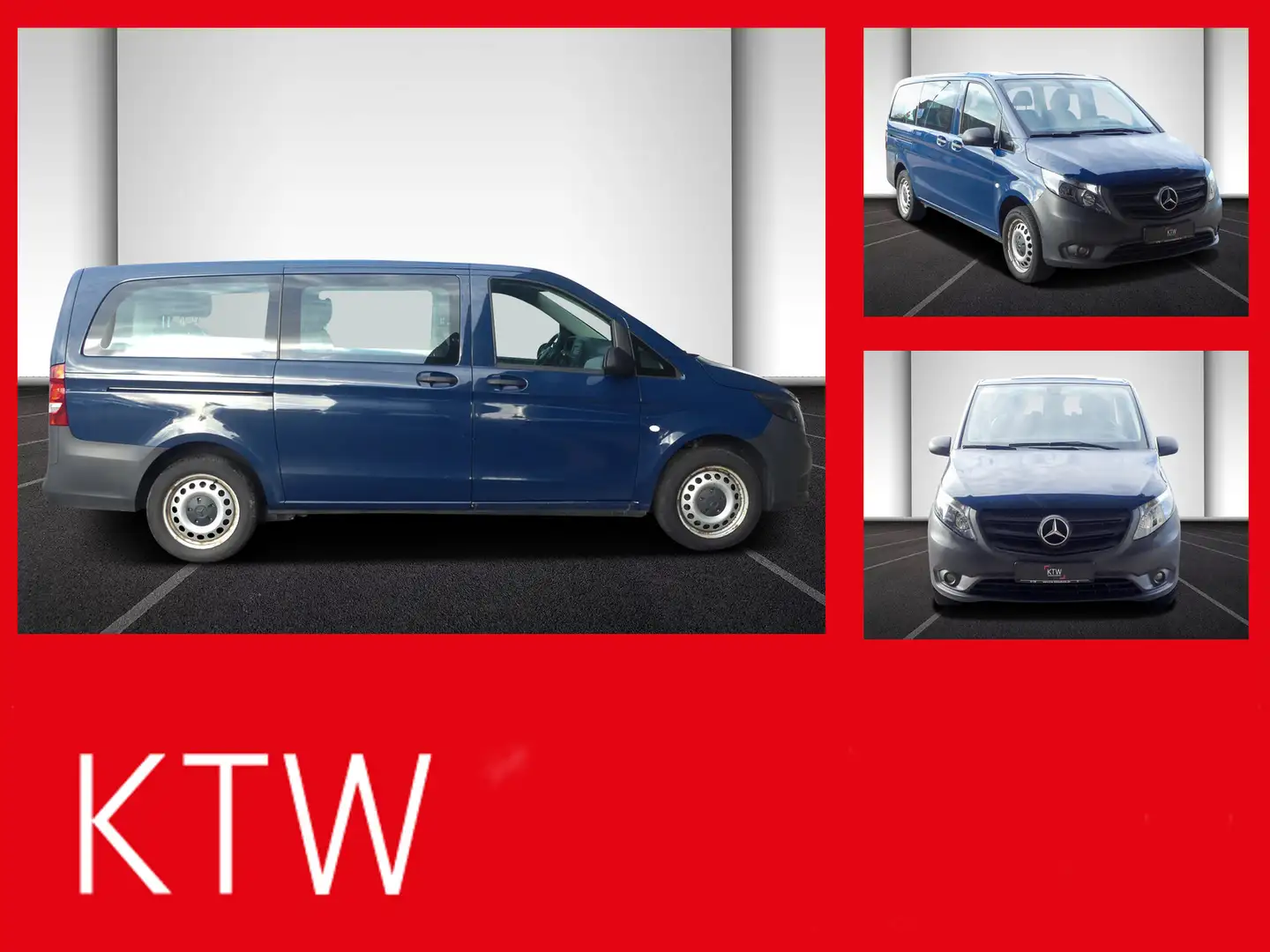 Mercedes-Benz Vito 114 TourerPro,Allrad,Automatik,8Sitzer Bleu - 1