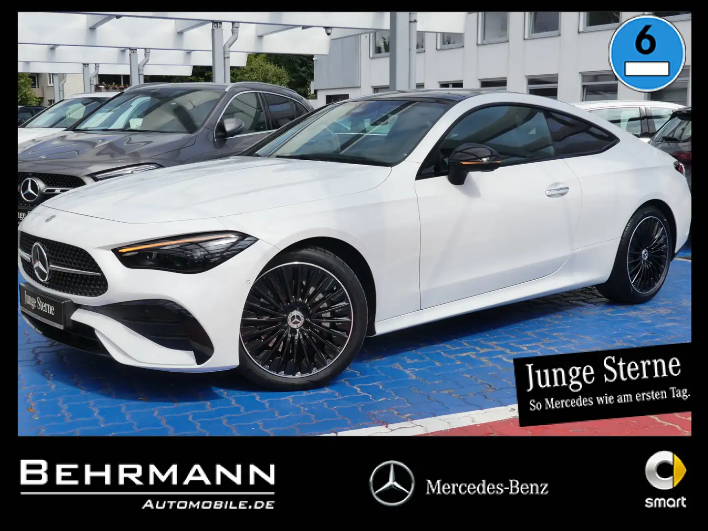 Mercedes-Benz CLE 300 CLE 300 AMG 4M Coupé +Panorama+R-Kamera+Ambiente Blanc - 1