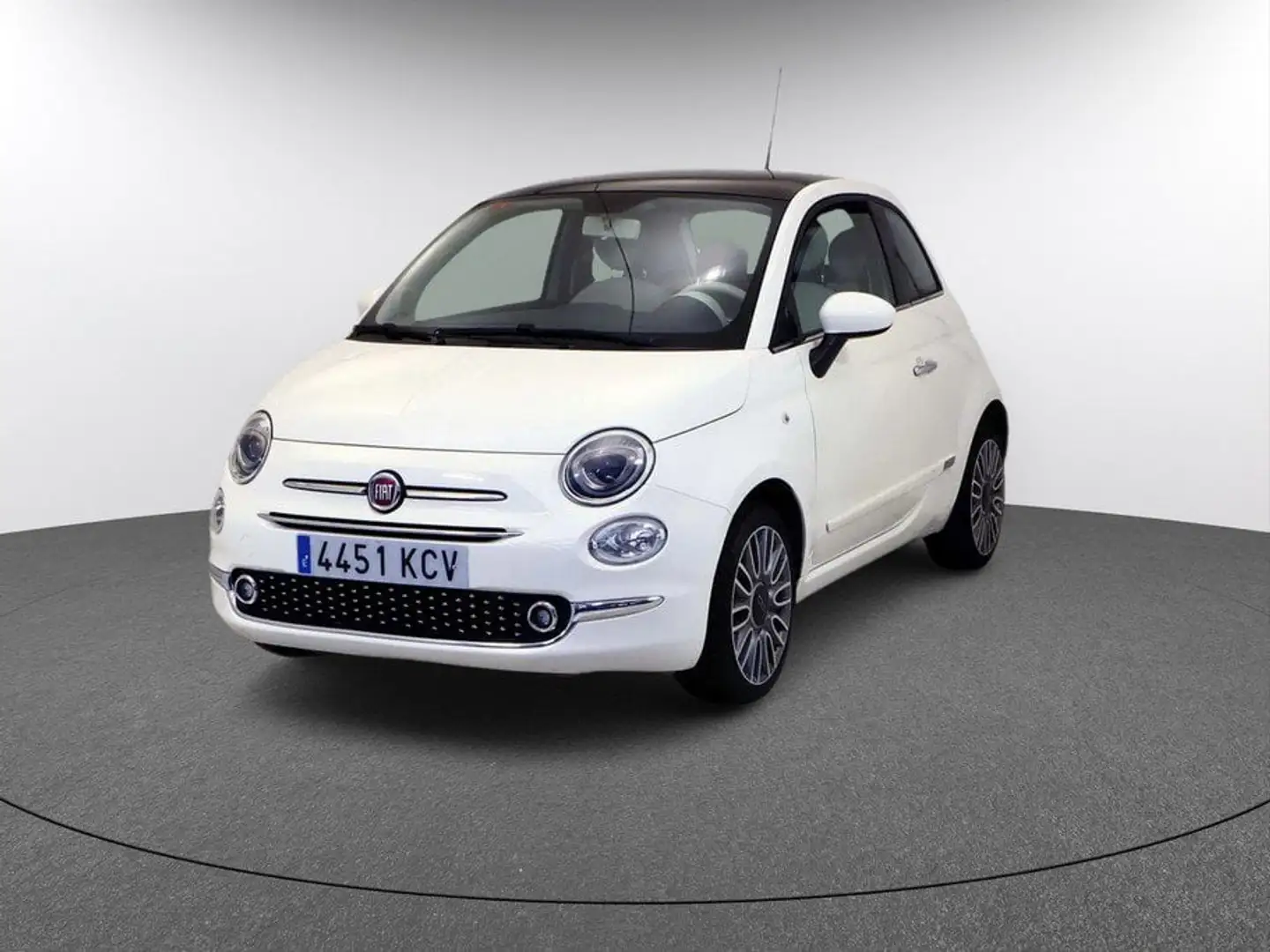 Fiat 500 1.2 Lounge Blanc - 1
