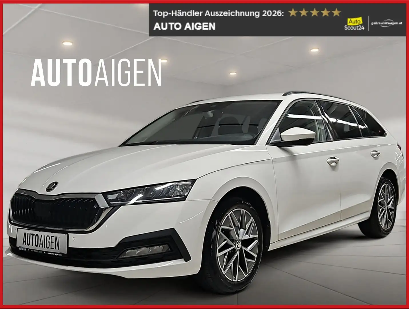 Skoda Octavia 2.0 TDI * 1-BESITZ * VIRTUAL COCKPIT * LED * KESSY Weiß - 1