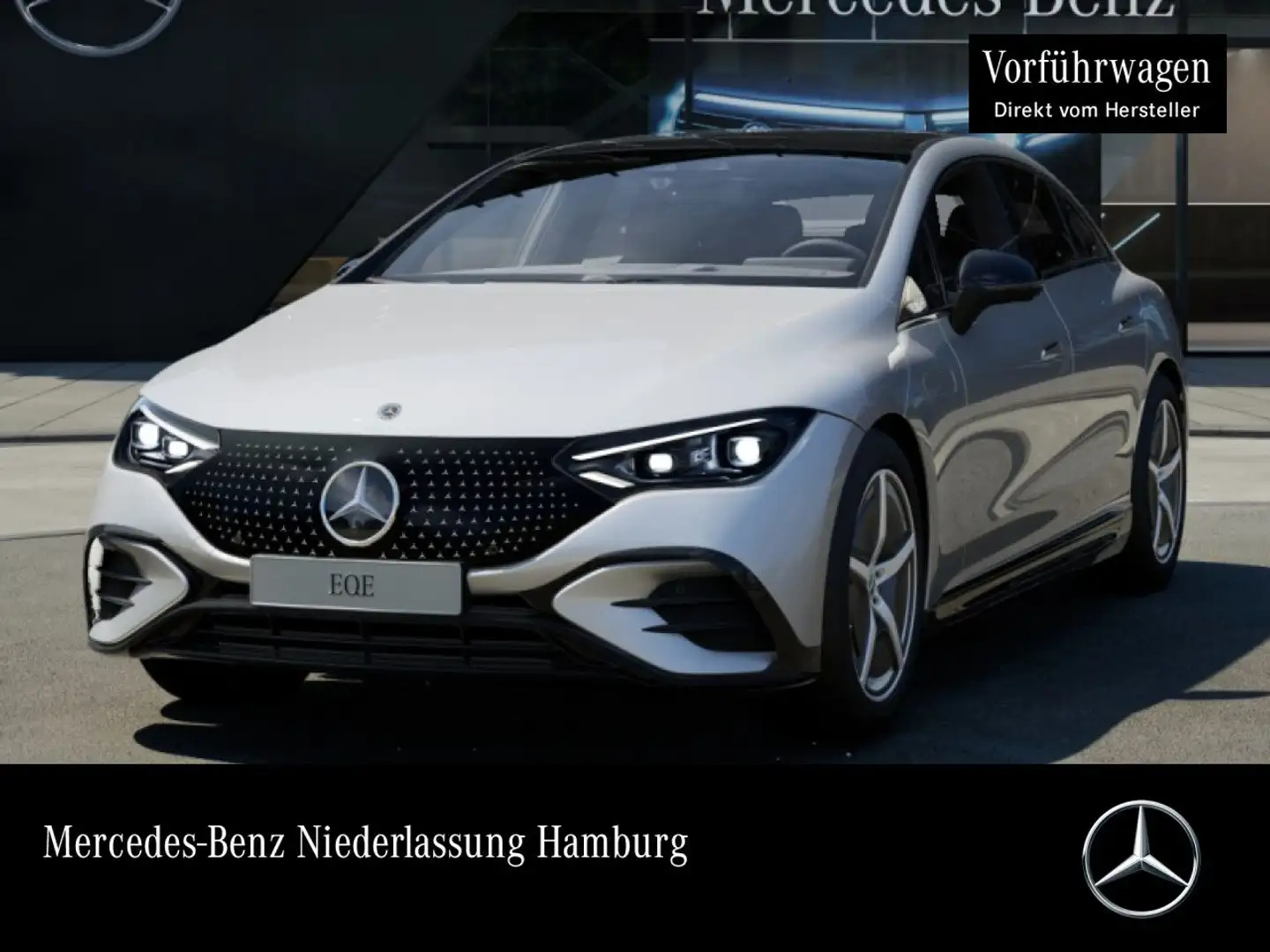 Mercedes-Benz EQE 350 AMG Fahrass WideScreen Airmat Pano Distr. Plateado - 1