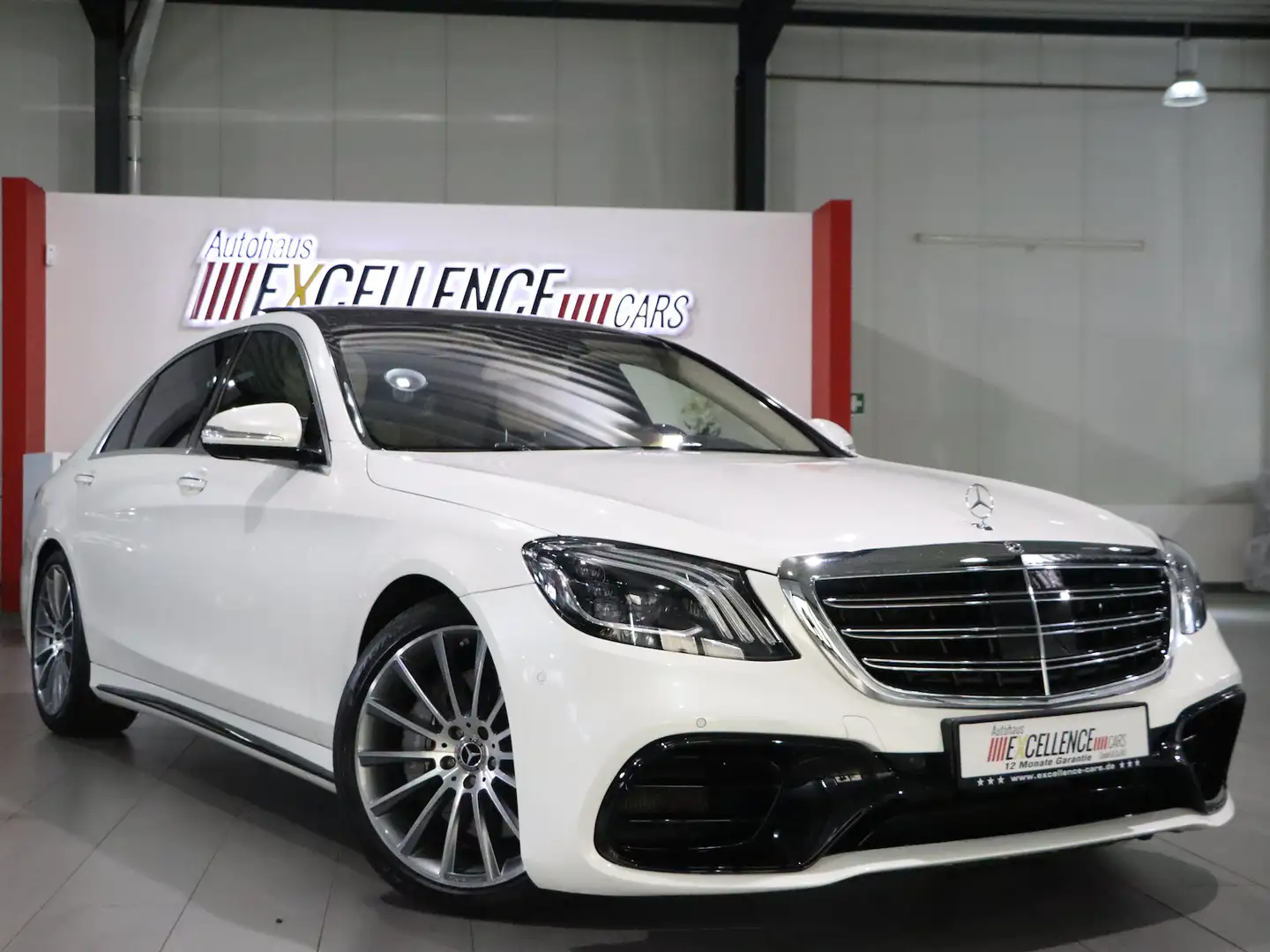 Mercedes-Benz S 500 4M LANG AMG / CHAFFEUR / EXCLUSIVE / 1A Weiß - 2