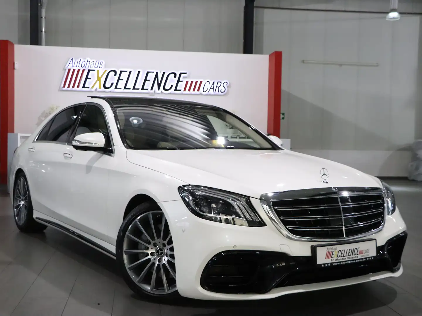 Mercedes-Benz S 500 4M LANG AMG / CHAFFEUR / EXCLUSIVE / 1A Weiß - 1