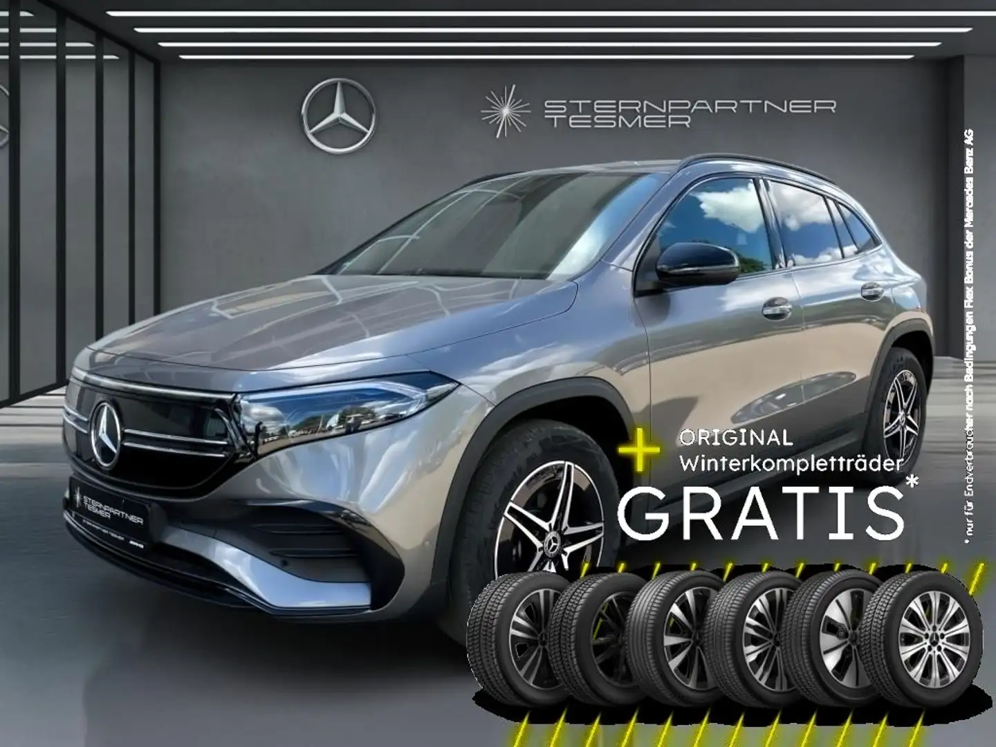 Mercedes-Benz EQA 300 4M +AMG+Night+MBUX+KAMERA+Ambiente+SHZ Grey - 2