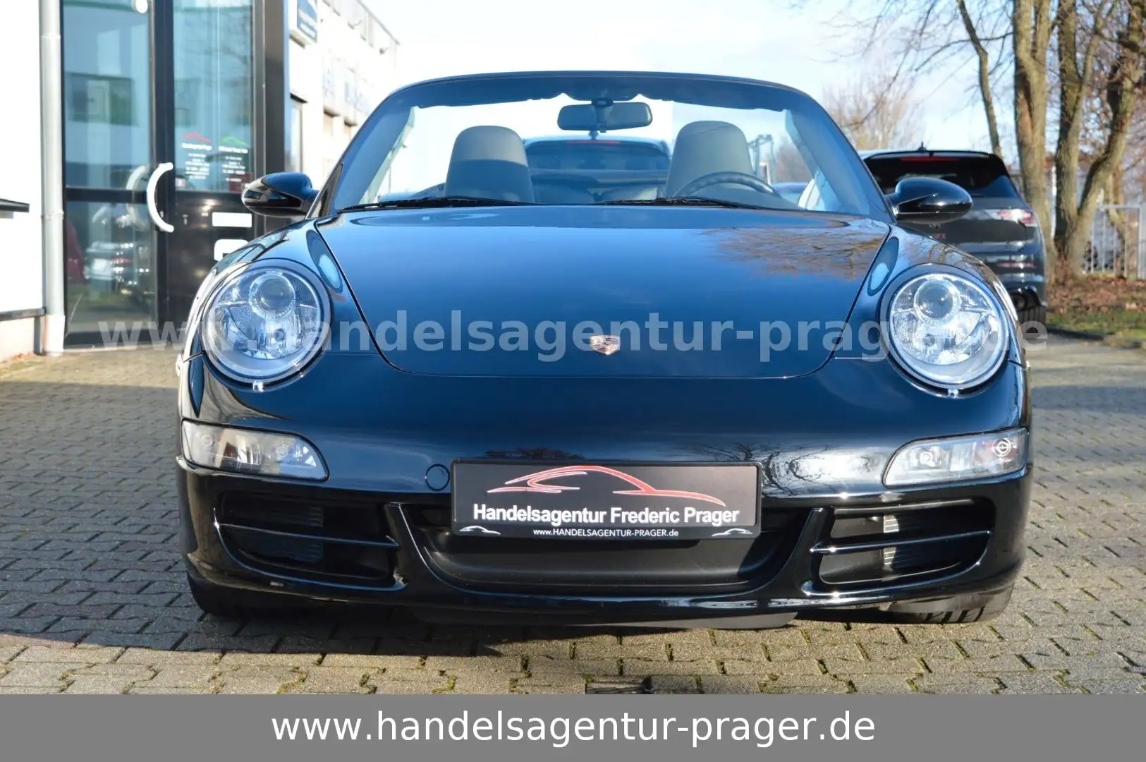Porsche 997 911 997 Carrera Cabrio 1.Hand Schwarz Schalter Noir - 2