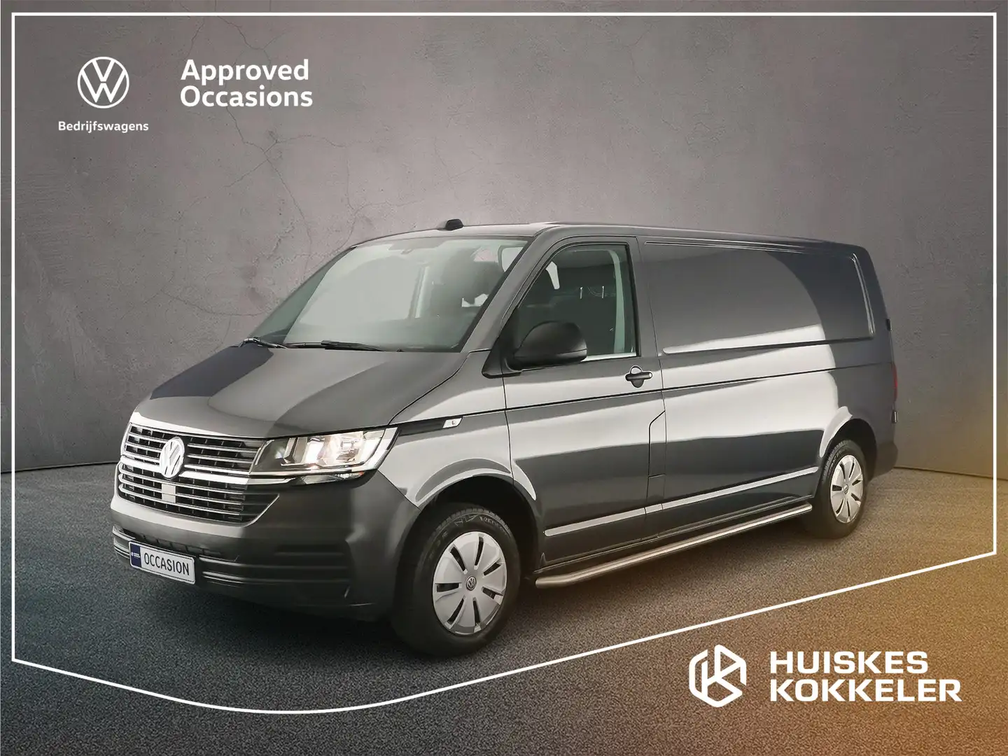 Volkswagen T6.1 Transporter 2.0 TDI L2H1 110PK | Airco | Navigatie ( Apple Car Gris - 1
