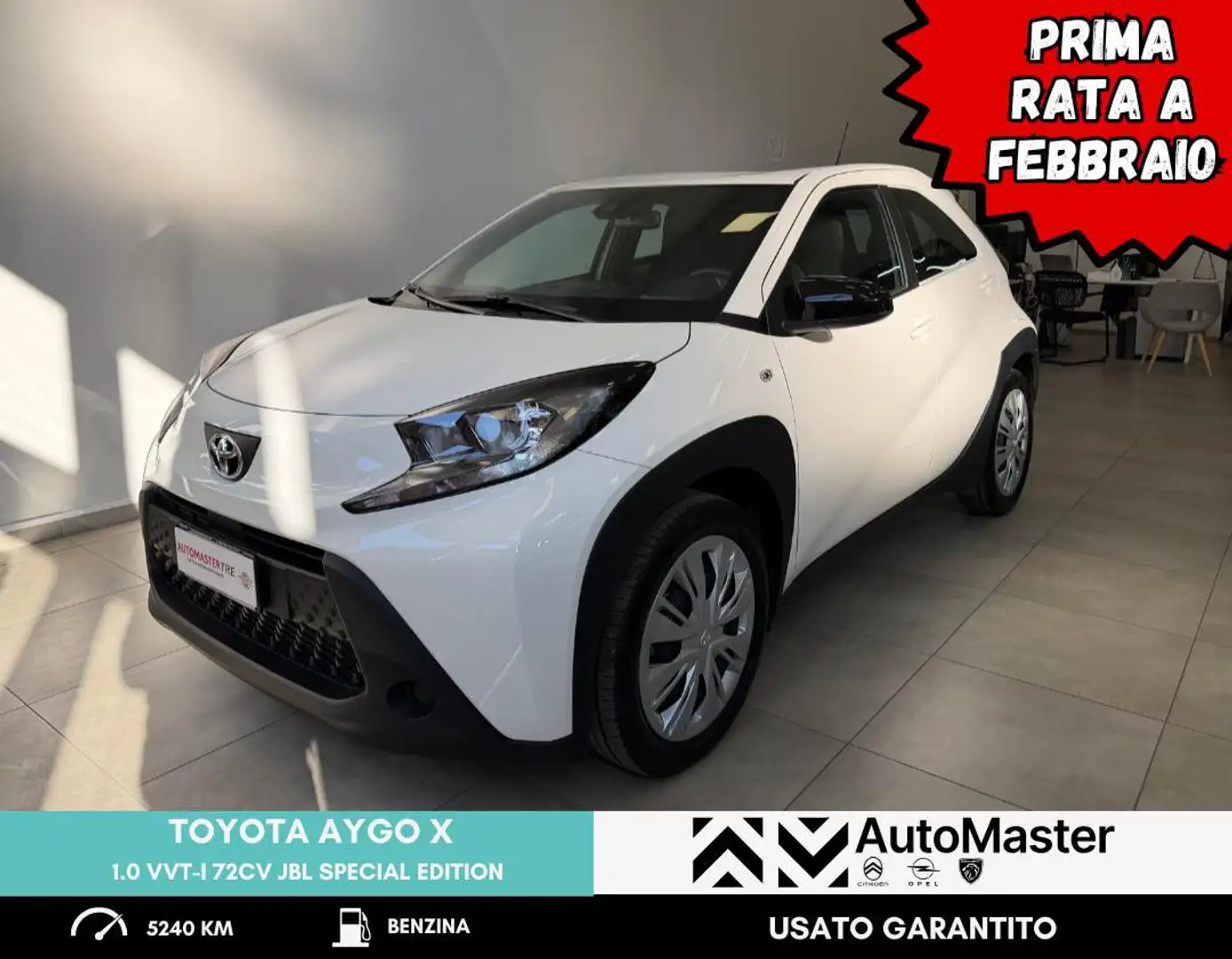 Toyota Aygo X Aygo X 1.0 VVT-i 72 CV 5 porte JBL Special Edition Blanc - 1