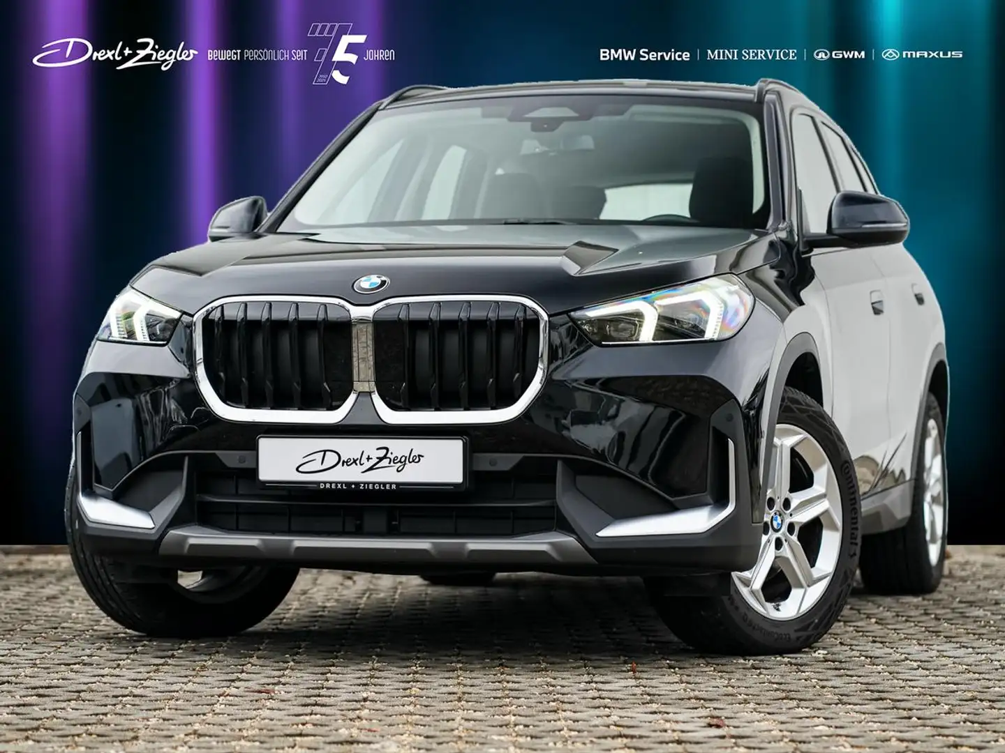 BMW X1 sDrive18d AHK 18 AdLED Aktivsitz KoZg SpPaket Schwarz - 1
