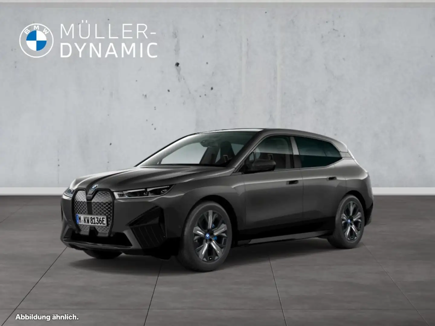 BMW iX xDrive40 LASER AHK HUD PANO 360°KAMERA HARMAN KARD Grau - 1