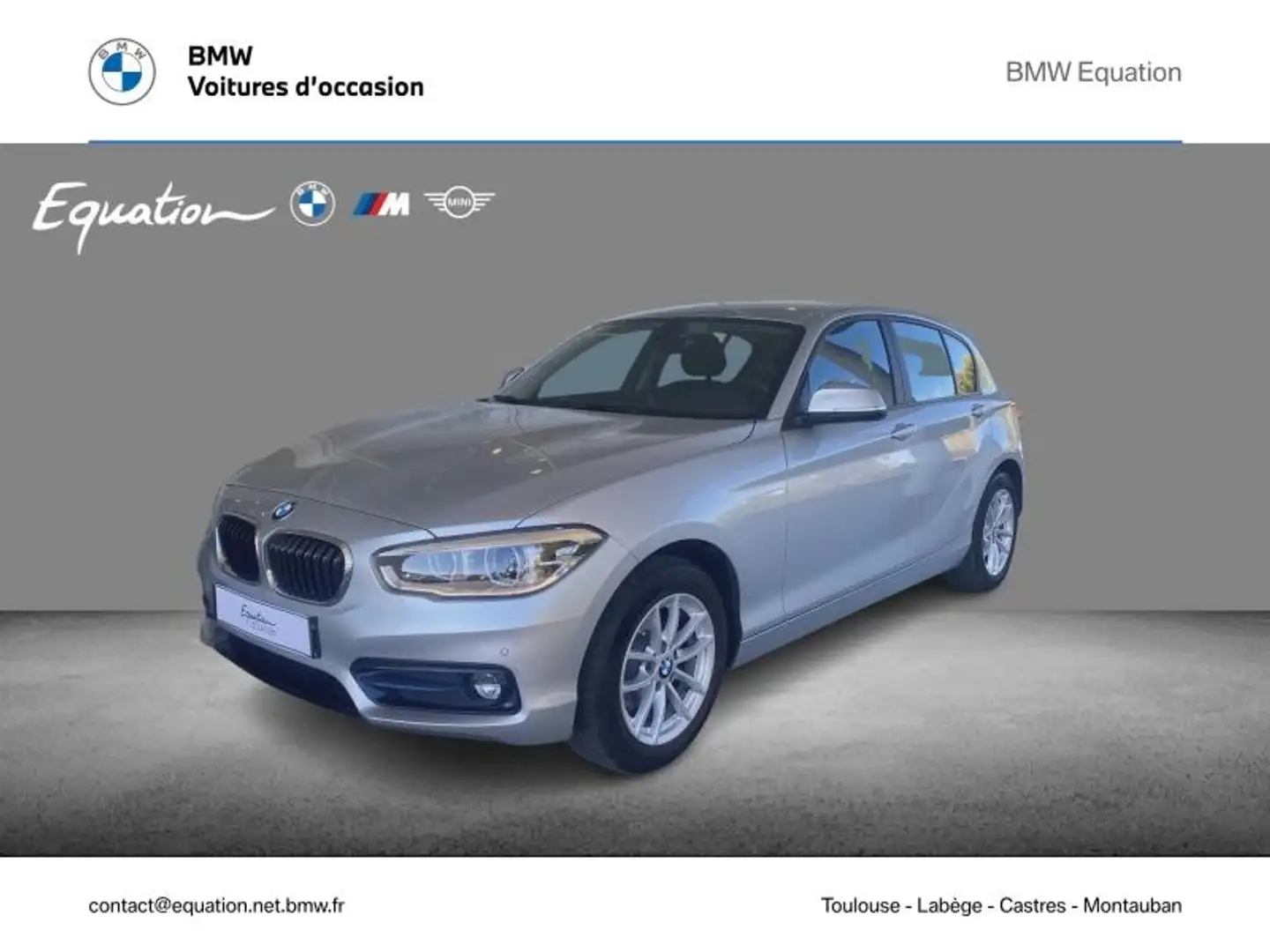 BMW 116 116d 116ch Business Design 5p Euro6c Gris - 1