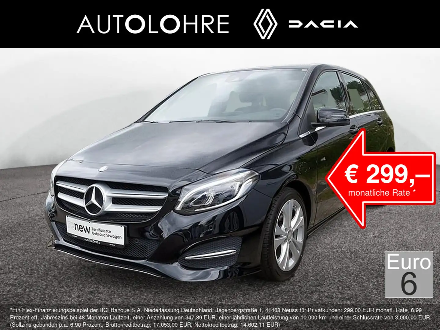 Mercedes-Benz B 200 Urban Style Edition PTS NAVI AHK LED Schwarz - 1