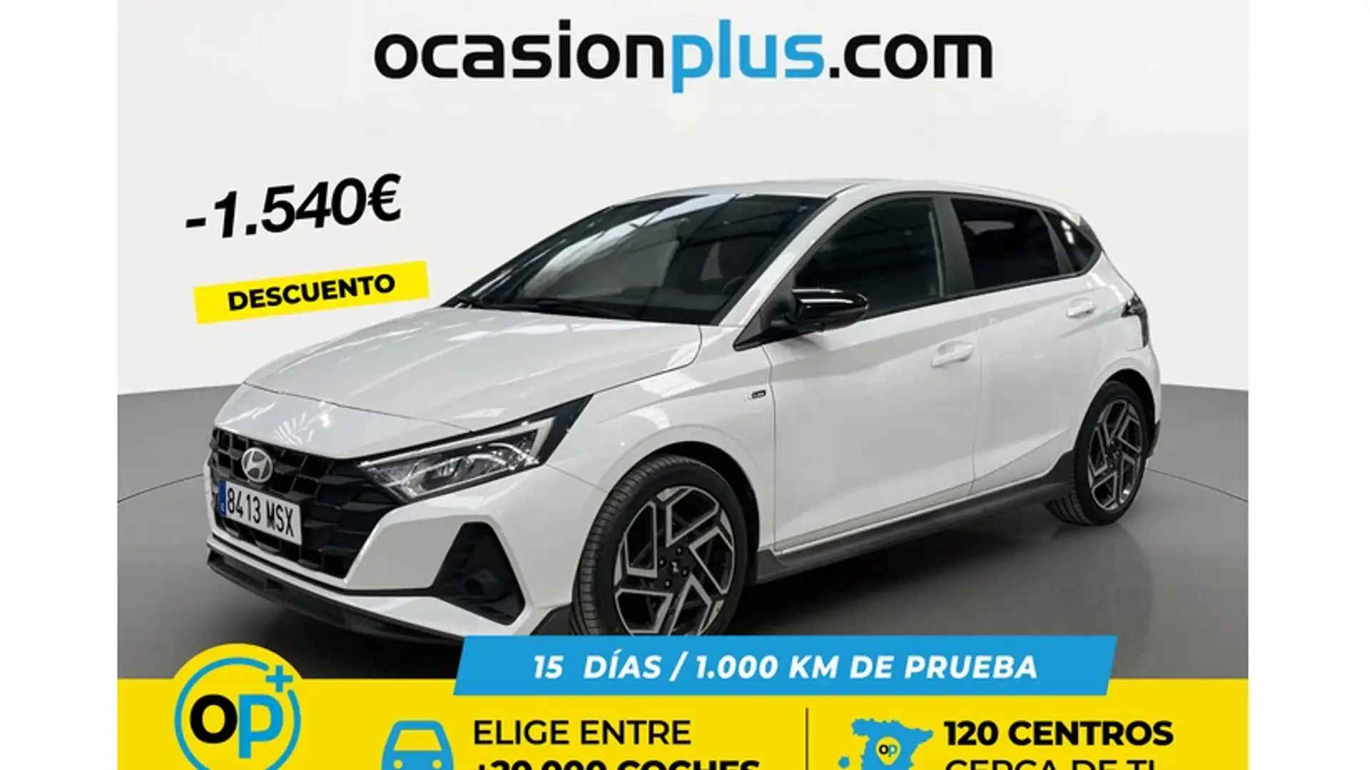 Hyundai i20 1.2 MPI N Line Blanc - 1