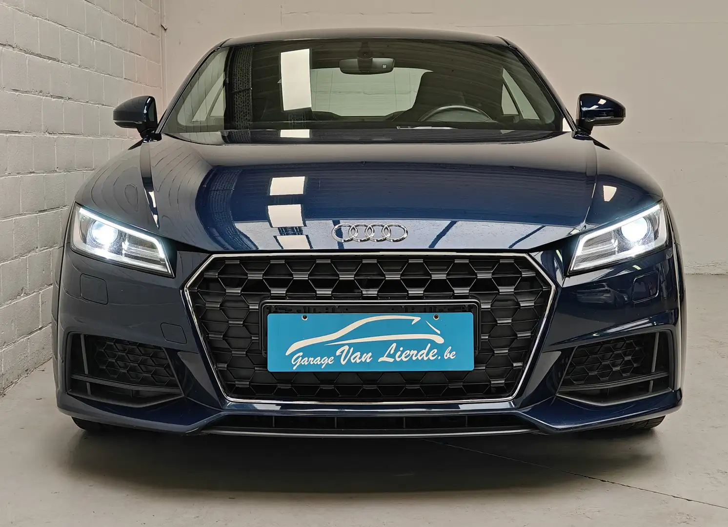Audi TT Coupe 40 TFSI S tronic-Zetelvw-GPS-Leder-Alcantara Blauw - 2