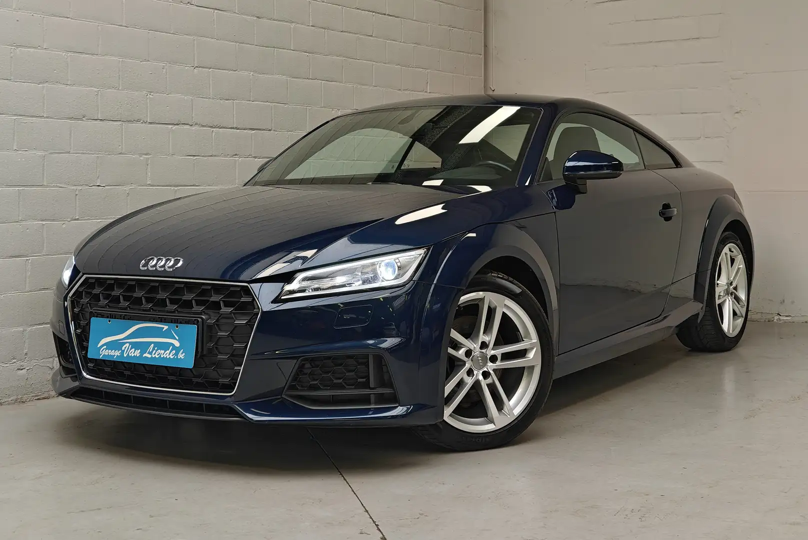 Audi TT Coupe 40 TFSI S tronic-Zetelvw-GPS-Leder-Alcantara Blauw - 1