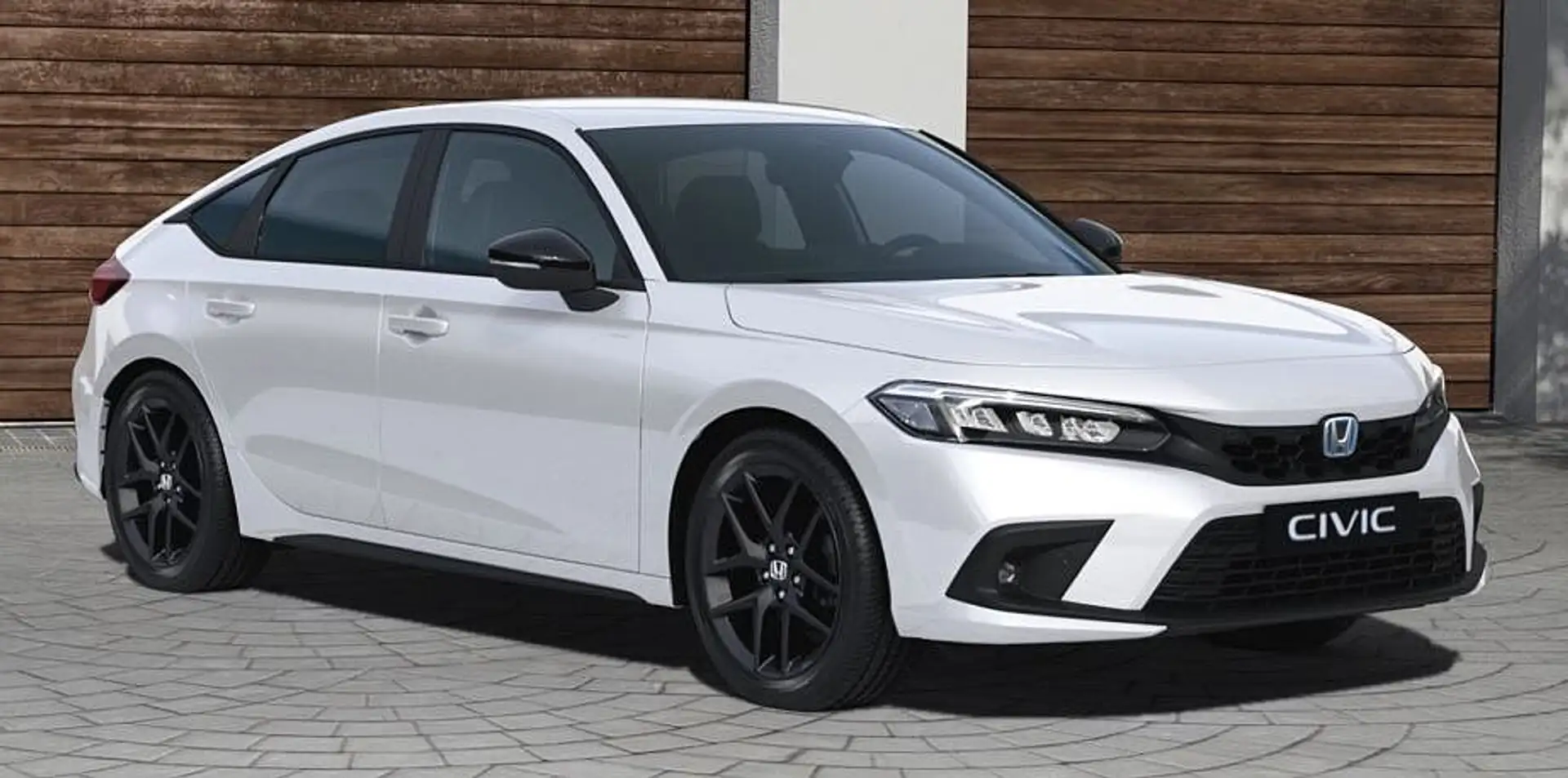 Honda Civic e:HEV 2.0 i-MMD Hybrid Sport Weiß - 1