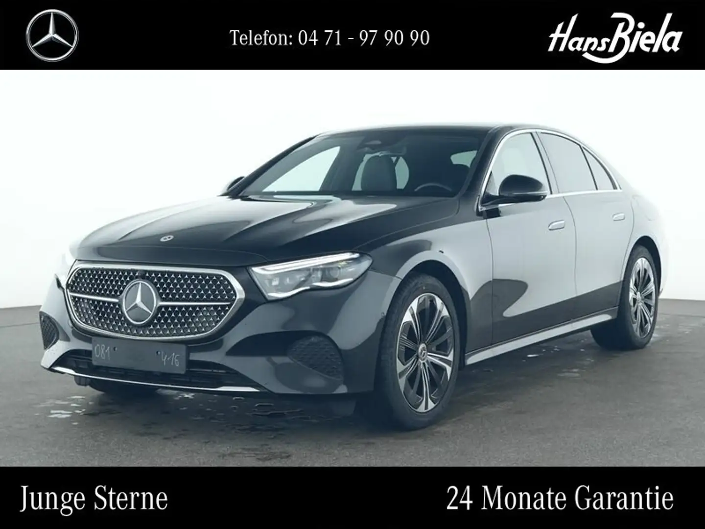 Mercedes-Benz E 300 E 300 de Avantgarde Ad+/Bur/DigLi/AHK/360°/Dis Schwarz - 1