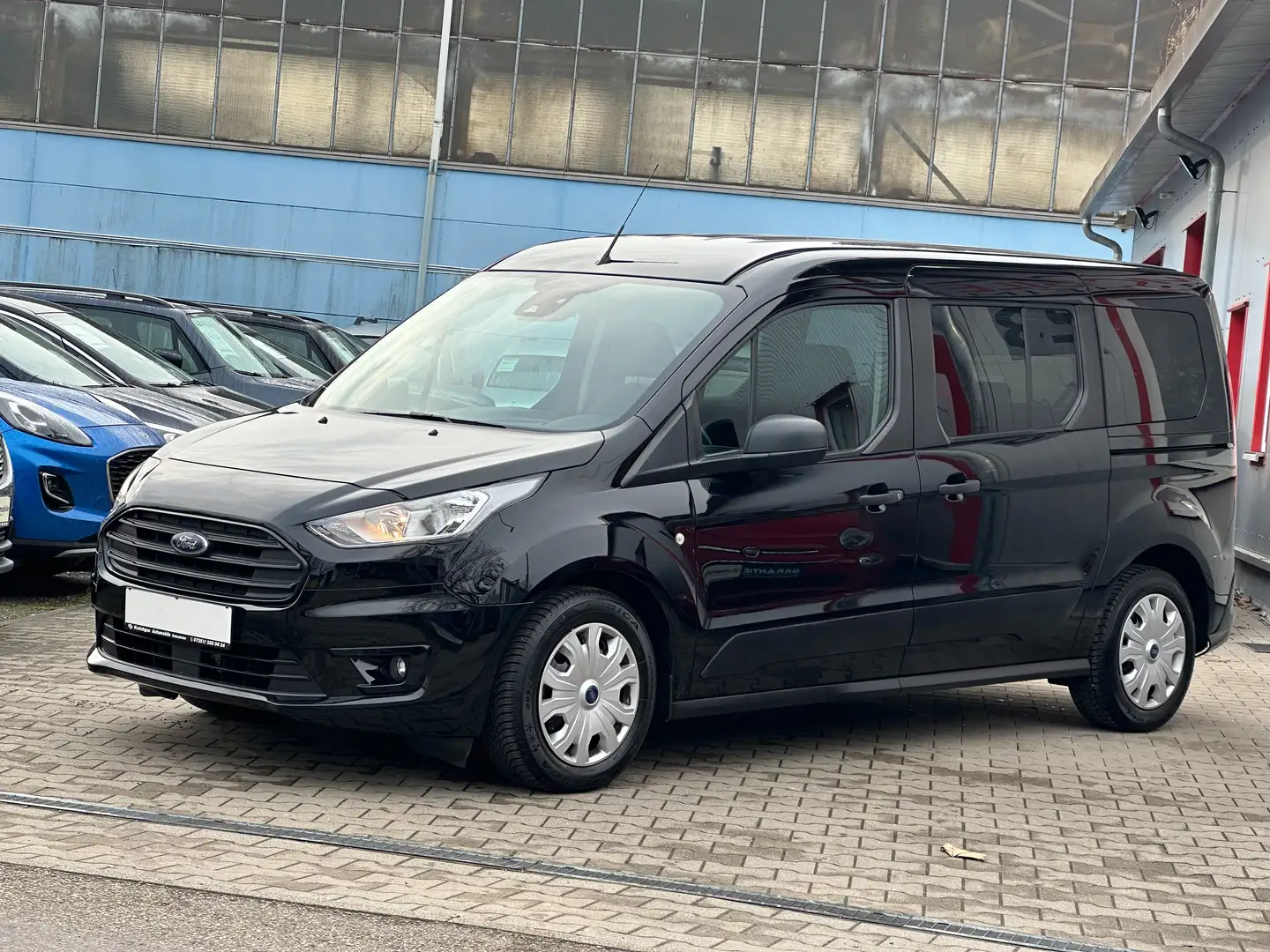 Ford Transit Connect Connect 1.5EcoBlue*Lang*AHK*Klima*Tempo*Parkpilot Schwarz - 1