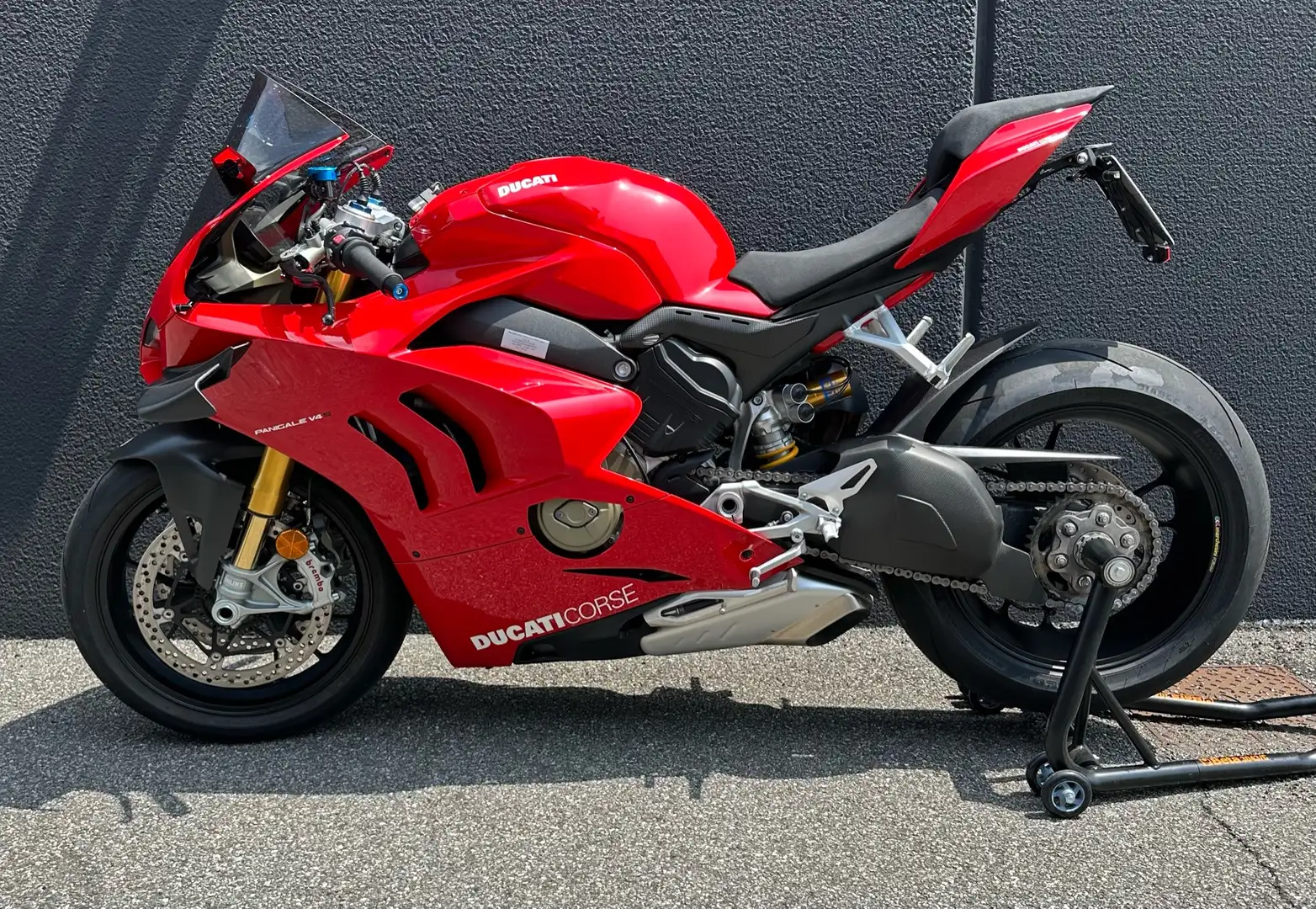 Ducati Panigale V4 S v4s 214 cv ohlins elettronici Rosso - 1