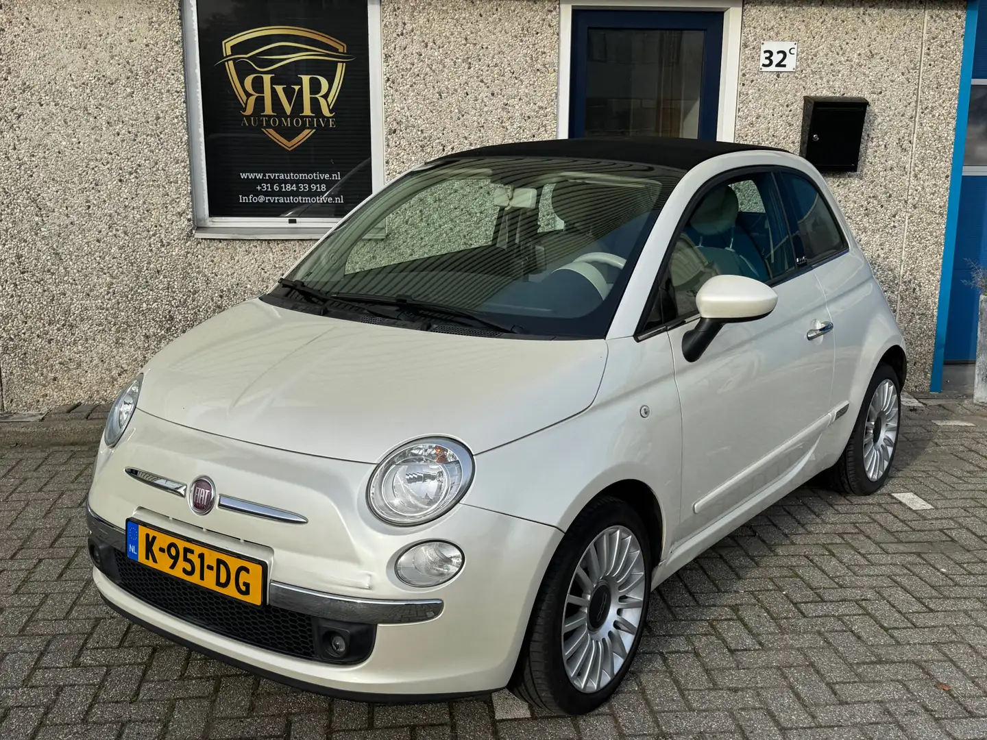 Fiat 500C 0.9 TwinAir Cabrio Lounge Wit - 1