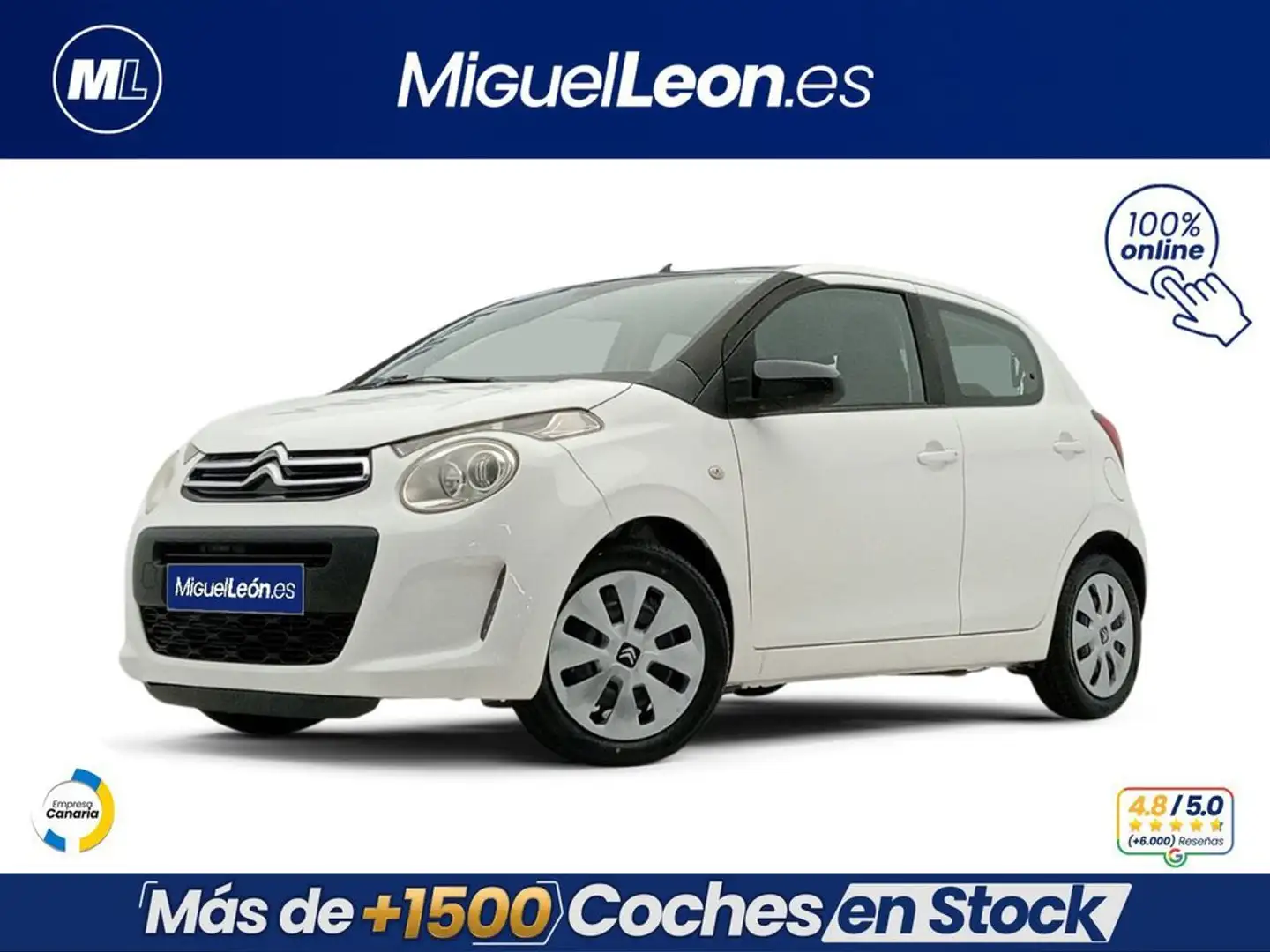 Citroen C1 1.2 PureTech Feel Blanc - 1